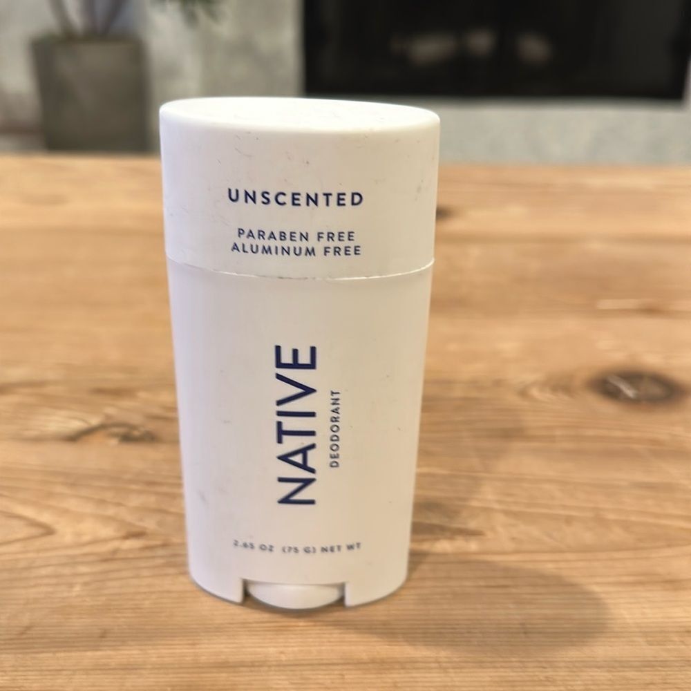 Native Deodorant Unscented NEW never used 2.65 OZ